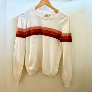 Faherty horizon surf sweater cotton size small barely